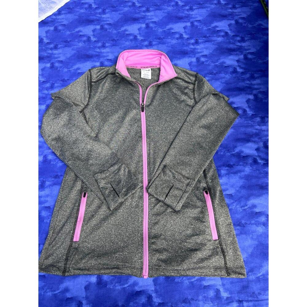Crivit Women's‎ Full Zip Performance Gray Jacket Small